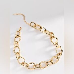NWOT Anthropologie Chunky Link Necklace